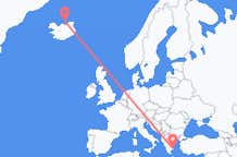 Flüge von Grimsey, Island nach Athen, Griechenland