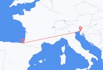 Fly fra San Sebastián til Trieste