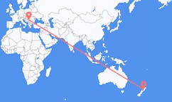 出发地 新西兰旺加努伊目的地 塞尔维亚贝尔格莱德的航班