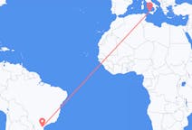 Flyreiser fra Curitiba, Brasil til Palermo, Italia