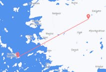 Flyreiser fra Kutahya, Tyrkia til Mykonos, Hellas