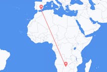 Flyg från Maun, Botswana till Almeria, Spanien
