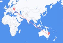 Flyreiser fra Tamworth, Australia til Iași, Romania