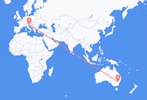 Voli da Orange, Australia to Trieste, Italia