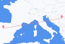 Flyg från Valladolid, Spanien till Belgrad, Serbien