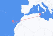 Fly fra Sfax til Santa Cruz de La Palma