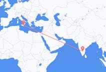 Vols de Bangalore, Inde pour Catane, Italie