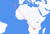 Flyrejser fra Victoria Falls, Zimbabwe til Vila Baleira, Portugal