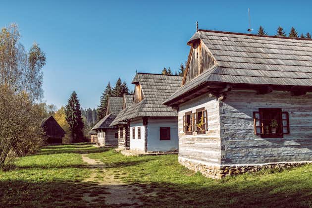 Photo of Museum of the Slovak Village is the largest ethnographic open-air exposition in Slovak republic. Architectural theme.