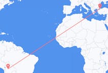 Flyrejser fra Cochabamba, Bolivia til Istanbul, Tyrkiet
