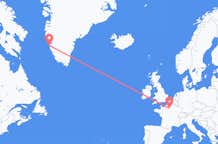 Flights from Paris to Nuuk