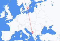 Flights from Ronneby, Sweden to Tirana, Albania