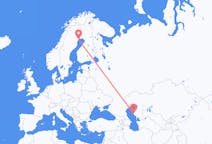 Flyreiser fra Aktau, Kasakhstan til Luleå, Sverige