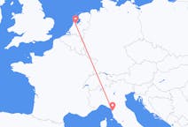 Flyreiser fra Amsterdam, til Pisa