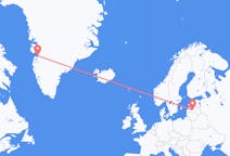 Vluchten van Riga, Pescara, Letland naar Qasigiannguit, Groenland