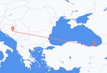 Flyg från Trabzon till Sarajevo