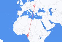 Flyreiser fra Libreville, Gabon til Debrecen, Ungarn