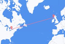 Flights from Toronto, Canada to Tiree, the United Kingdom