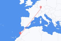 Flyrejser fra Agadir, Marokko til Stuttgart, Tyskland