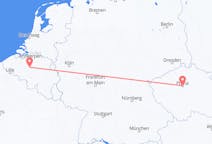 Flyg från Prag, Tjeckien till Brysselregionen, Belgien