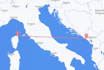 Flyrejser fra Tivat, Montenegro til Bastia, Frankrig