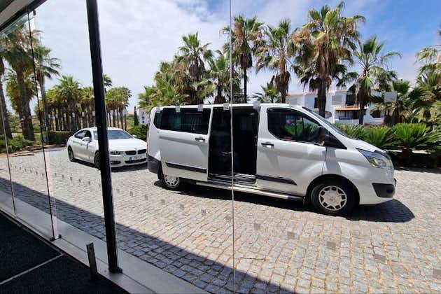 Faro lufthavn privat transport (minibusser 8 sæder)