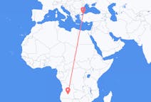 Flyrejser fra Menonge, Angola til Istanbul, Tyrkiet