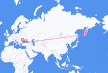Fly fra Istanbul til Petropavlovsk-Kamchatsky