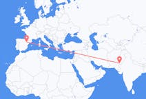 Flyreiser fra Rahim Yar Khan, Pakistan til Zaragoza, Spania