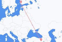Flights from Bingöl, Turkey to Turku, Finland