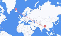 Flights from Chittagong, Bangladesh to Akureyri, Iceland