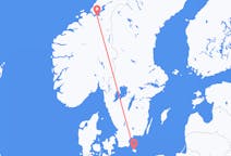 Flights from Bornholm, Denmark to Trondheim, Norway