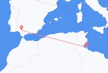 Flyrejser fra Djerba, Tunesien til Sevilla, Spanien