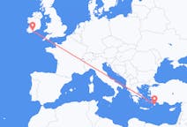Flights from Rhodes in Greece to Cork in Ireland