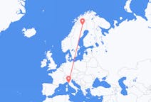 Flights from Gällivare, Sweden to Pisa, Italy