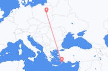 Flyrejser fra Warszawa til Rhodes