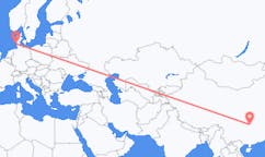Flights from Zhangjiajie, China to Westerland, Germany