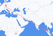 Flyreiser fra Medan, Indonesia til München, Tyskland
