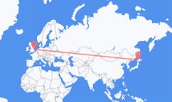 Flyg från Sapporo, Japan till Norwich, England