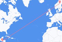 Flyreiser fra San Salvador, til Östersund