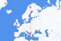 Flyreiser fra Gällivare, Sverige til Ioánnina, Hellas