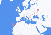 Flights from Voronezh, Russia to Las Palmas, Spain