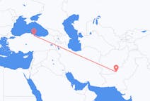 Flights from Quetta, Pakistan to Samsun, Turkey