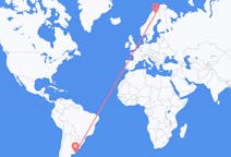 Flights from Mar del Plata, Argentina to Kiruna, Sweden