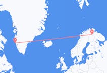 Flyg från Maniitsoq, Grönland till Ivalo, Finland