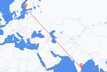Vuelos de Chennai, India a turkú, Finlandia