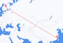 Flyg från Fuzhou, Kina till Kuopio, Finland