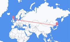 Flyg från Sapporo, Japan till Dundee, Skottland