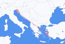 Flyg från Pula till Samos