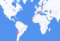 Flyg från Santiago de Chile, Chile till Budapest, Chile